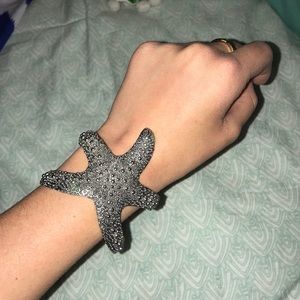 Starfish statement bracelet